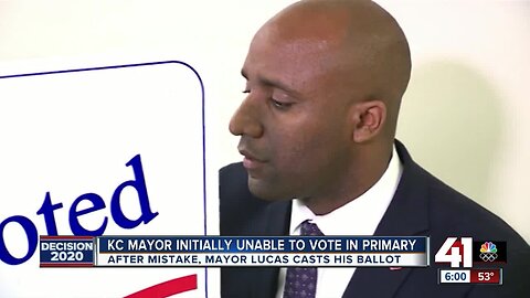 After election judge's mistake, Mayor Quinton Lucas casts primary vote