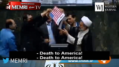 Watch: Iranian Politicians Burn Us Flag, Shout 'Death To America' After Trump Leaves Iran Deal