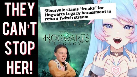 “F**K YOU!” Streamer Silvervale WRECKS Hogwarts Legacy haters who harassed her! REFUSES to bow down!