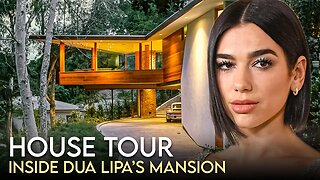 Dua Lipa | House Tour | Stylish $2.5 Million Studio City Home & Airy London Estate