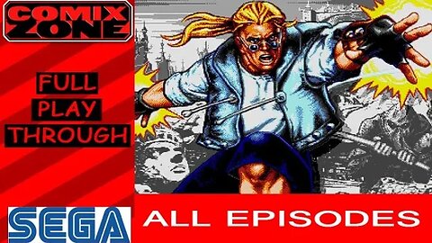 Comix Zone: All Episodes - FULL PLAYTHROUGH (no commentary) Sega Genesis