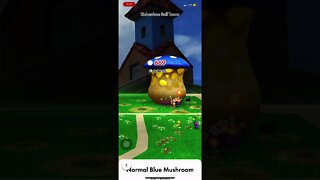 Normal Blue Mushroom Challenge #shorts | Pikmin Bloom