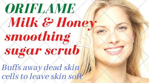 ORIFLAME Milk and honey gold smoothing sugar scrub