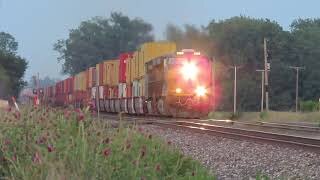 CSX Q009 Intermodal Double-Stack Train From Bascom, Ohio June 12, 2021