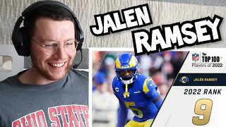 Rugby Player Reacts to JALEN RAMSEY (Los Angeles Rams, CB) #9 NFL Top 100 Players in 2022