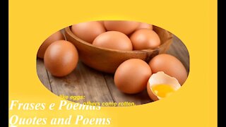 Friends are like eggs: Some come broken, others come rotten! [Quotes and Poems]