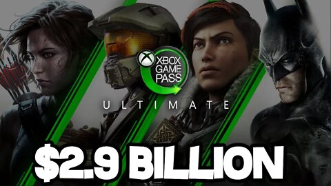 Xbox Game Pass Generated $2.9 Billion Last Year