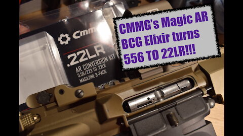 The CMMG 556/223 to 22LR BCG Conversion Kit + 3 25 round MAGS...The ULTIMATE Training Tool for 2021?