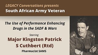 SAMS- Major Kingston Patrick S Cuthbert (Pharmacist) - Performance Enhancing Drugs in the Military