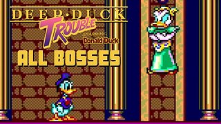 Donald Duck: Deep Duck Trouble | ALL BOSSES [No Damage] + Ending | Sega Master System