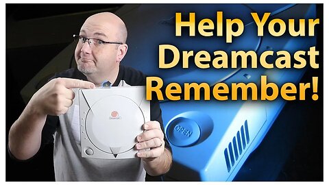 How to Replace the Date & Time Memory Battery on the #Sega #Dreamcast