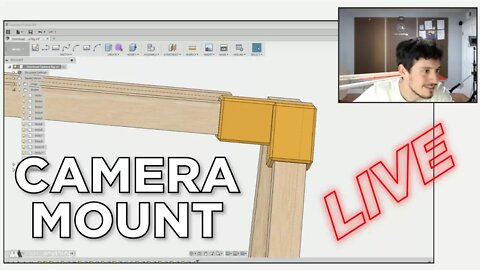 Overhead Camera Rig in Fusion 360 // Live Design Session