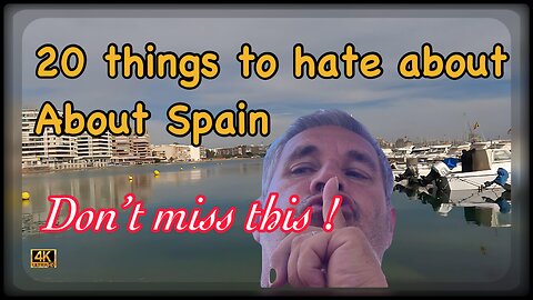 things hate about Spain /in torrevieja city center costa blanca spain after brexit