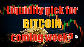 Liquidity Pick for Bitcoin Coming Week? | NakedTrader