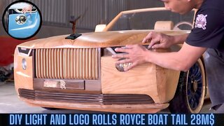 DIY Lights and Logo Rolls Royce Boat Tail