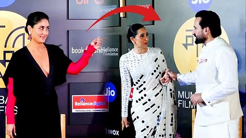 Saif Ali Khan Cute Moment With Karisma Kapoor At Jio Mami Film Festival 2023 😍🔥📸