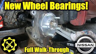 2007 - 2012 Nissan Altima 2.5 Wheel Hub Bearings Replacement Guide