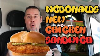 McDonald's NEW Chicken Sandwich, Will it dethrone Popeye's or Chick-fil-A?!