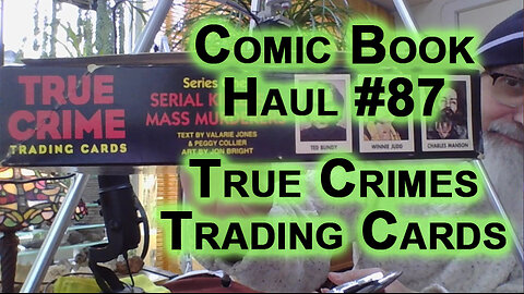 Comic Book Haul #87: True Crimes Trading Cards, Eclipse Comics, 1992 [ASMR]
