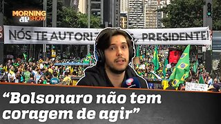 Atos pró-Bolsonaro tiveram pouca repercussão da mídia