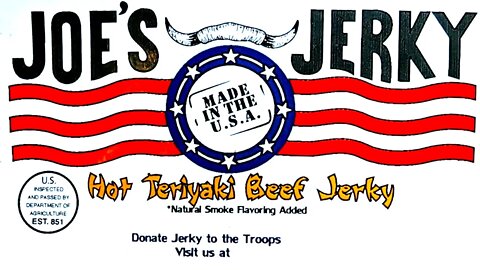 Joe's Jerky Hot Teriyaki Beef Jerky # beefjerky