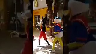 SUPER PULOS NINJAS DO FOFÃO, O MÁSKARA, PATATI E BEN10 DANÇANDO NA CARRETA DA ALEGRIA FURACÃO