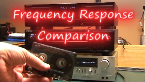 013 - Cassette Deck Frequency Response Comparison - Sony TC-WR535, TC-WR661, Technics RS-M24