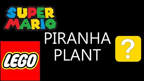 Lego Piranha plant. Super Mario