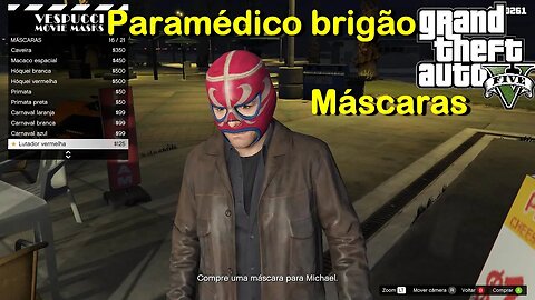 GTA 5 Paramédico brigão - Máscaras
