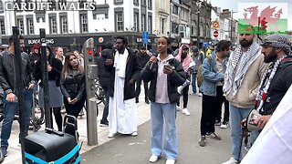 Global March for Sudan and Palestine, Cardiff Wales