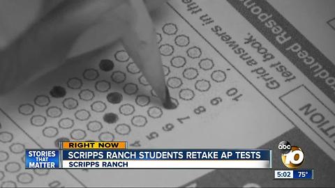 Scripps Ranch students retake AP tests