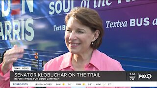 Senator Klobuchar on the trail