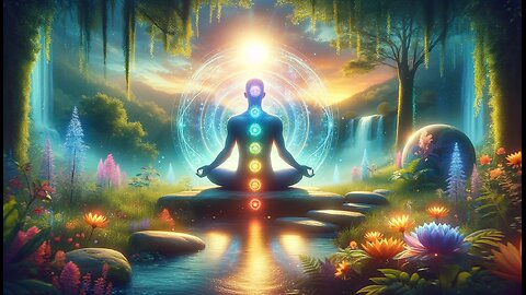 "Attract Positivity: Healing 7 Chakras with Aura-Boosting Meditation Music.