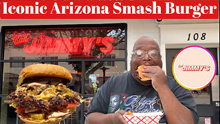 Eating The Most Iconic Burger In Arizona | Is Bad Jimmys Smash Burgers Worth The Hype?