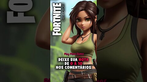 Lara Croft em ação no Fortnite