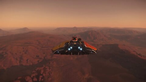 Star Citizen Star Citizen flying around Hurston new anomaly III.