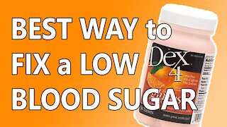 The BEST Way to Fix Low Blood Sugar