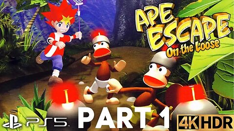 Ape Escape: On The Loose Gameplay Walkthrough Part 1 | PS5 | 4K HDR (No Commentary Gaming)