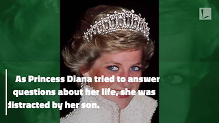 Princess Diana Scolding Young Prince Harry Mid-Interview Is Hilariously Relatable Parenting Moment