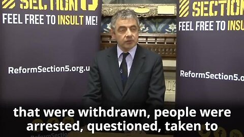 Rowan Atkinson on free speech