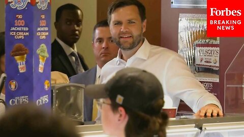 JUST IN: JD Vance Visits Ice Cream Parlor In Eau Claire, Wisconsin, As Harris-Walz Holds Rally