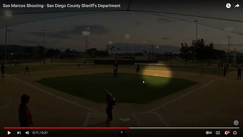 San Diego Sheriff investigates gunfire where bulllet landed in ball field with children