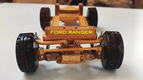 Wood Carving - Engine Ford Ranger Raptor 2021 - Woodworking Art