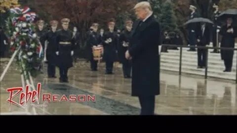 Trump visits the grave of the unknown soldier for Memorial Day