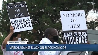 Anti-violence groups march against black on black violence