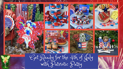 Teelie's Fairy Garden | Get Ready for the 4th of July with Patriotic Patsy | Teelie Turner
