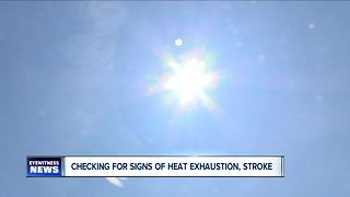 Warning signs of health risks in warm weather