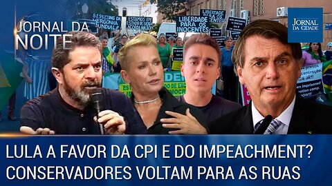 Lula a favor da CPI e do impeachment? / Conservadores voltam para as ruas – Jornal da Noite 10/03/23