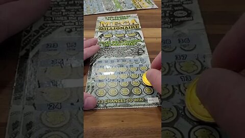 Big Winning Mega Millionaire Lottery Ticket Scratch Off!