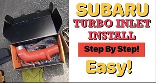 Installing a turbo inlet on a Subaru